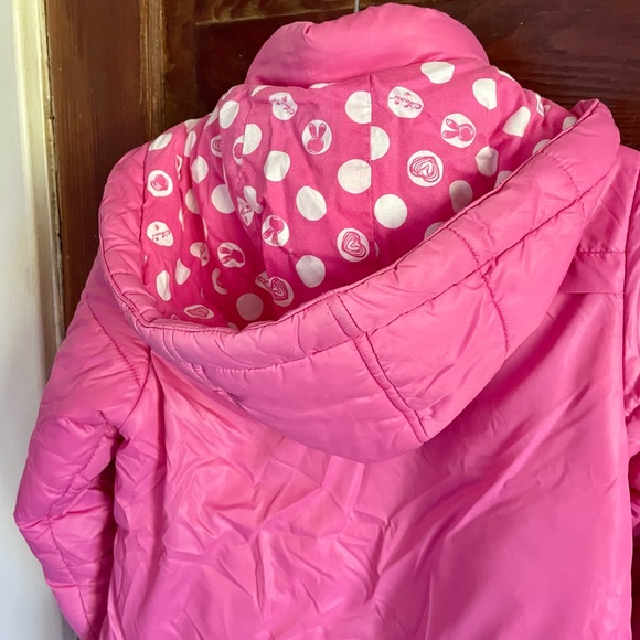 Detatchable Hood, Urban Down Lightweight Puffer Long Winter Coat, Rose Pink - Picture 5 of 16